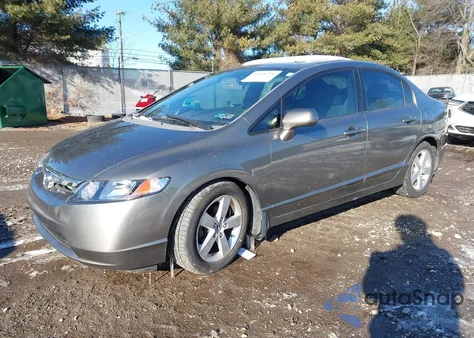 2007 Honda Civic Ex из США, поврежденный, VIN 1HGFA16897L088941